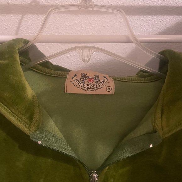 Juicy couture green vintage velour jacket - Picture 5 of 6